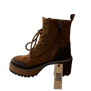 Madden NYC new Women's Brown Lace-Up Boots